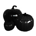 Solid Black Pumpkin Jars