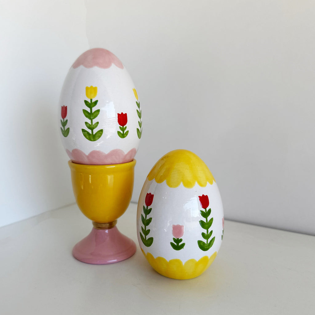 Tulip Fever Hand Painted Egg