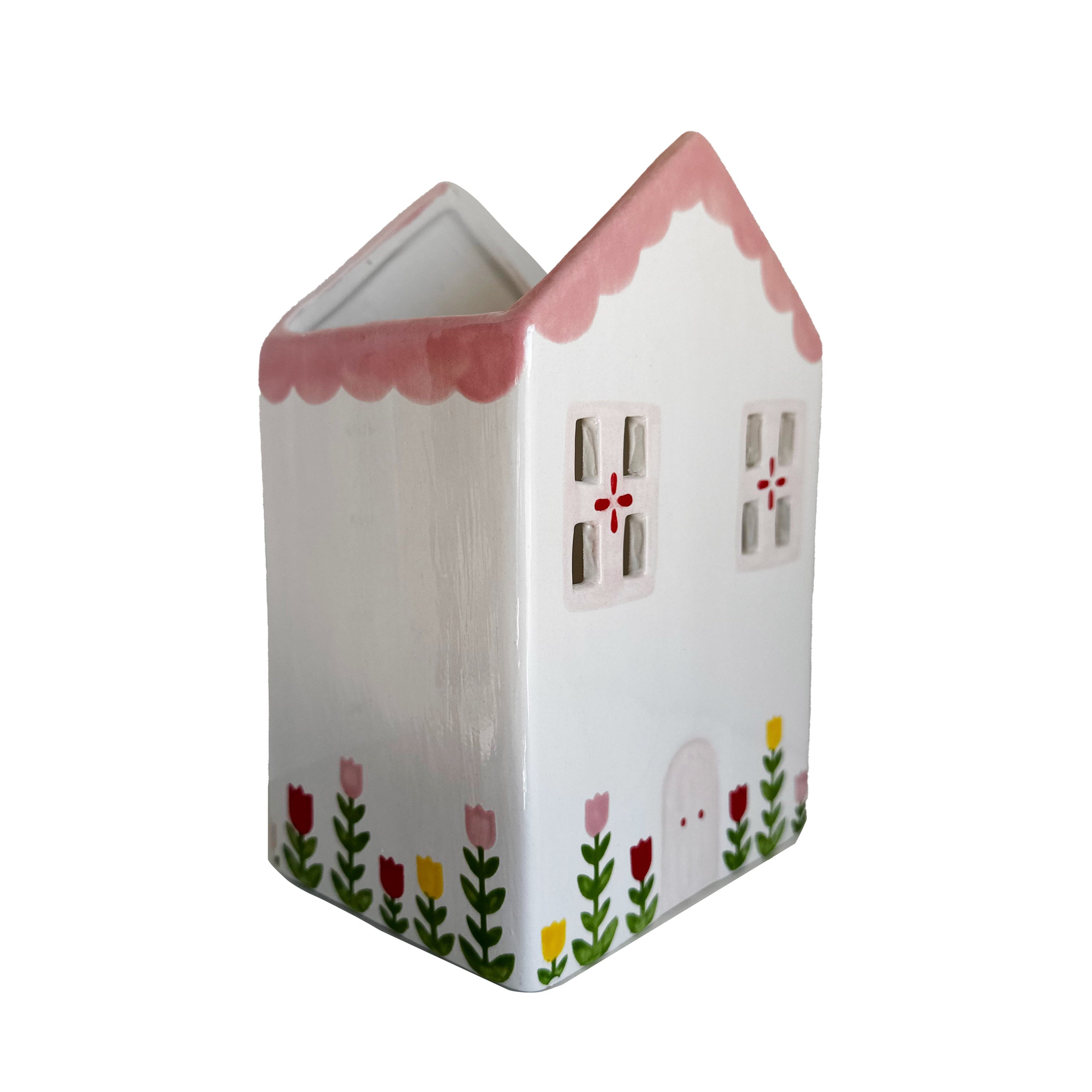 Tulip Fever Scalloped House Vase/Container