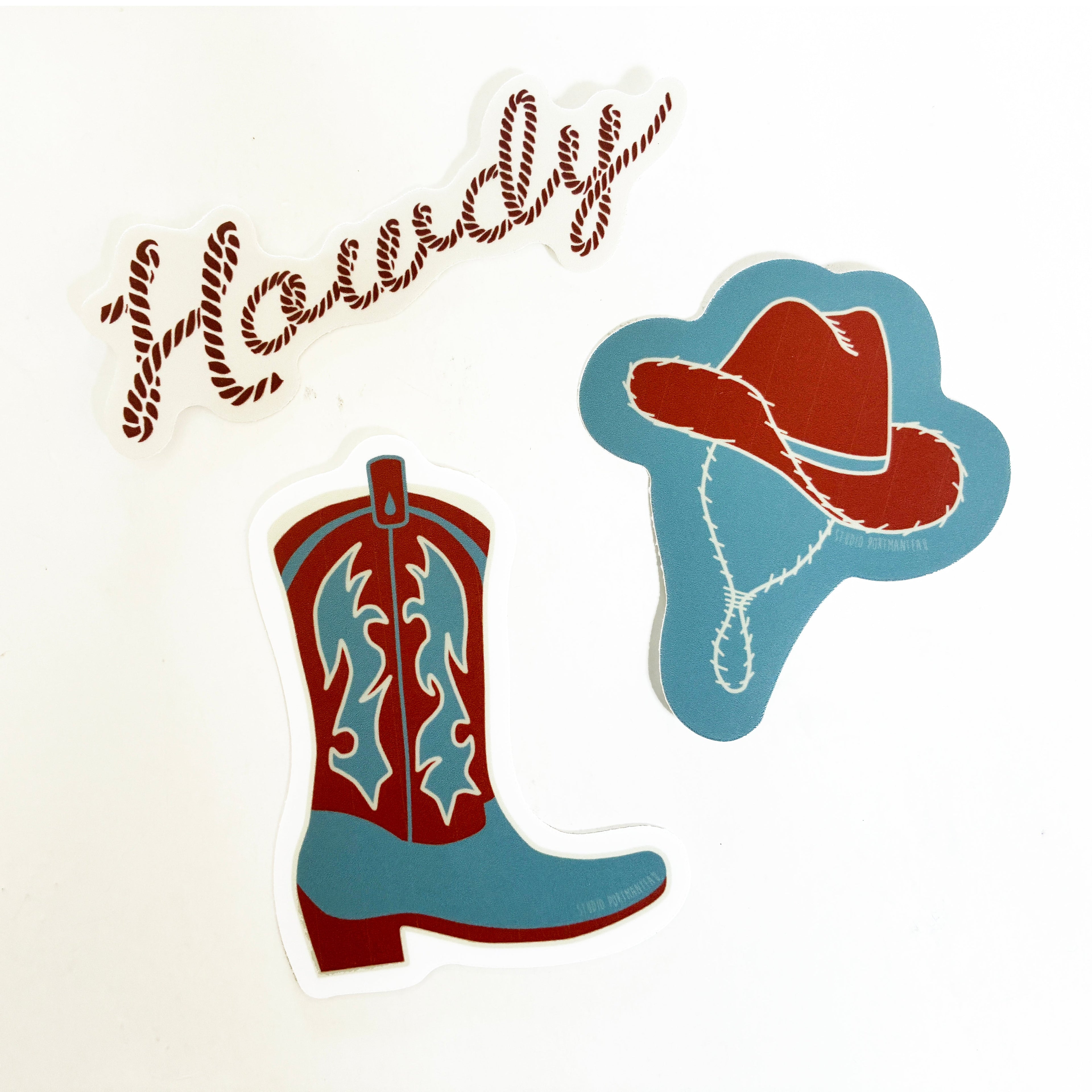 Cowboy Boot Vinyl Sticker