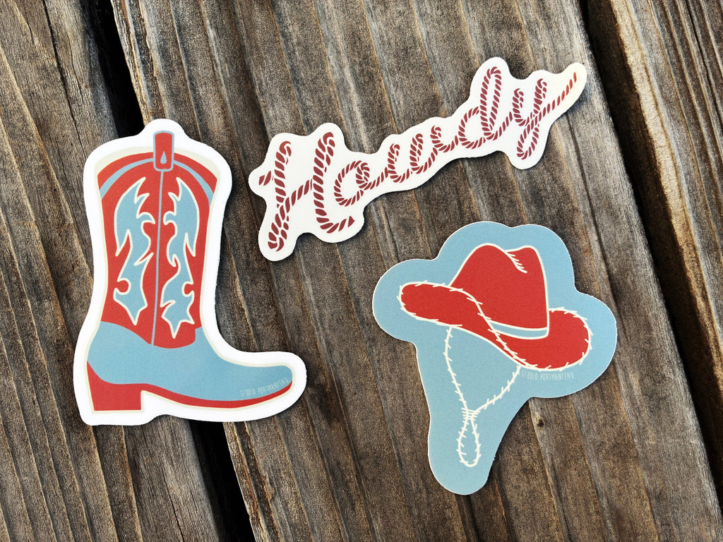 Cowboy Hat Vinyl Sticker