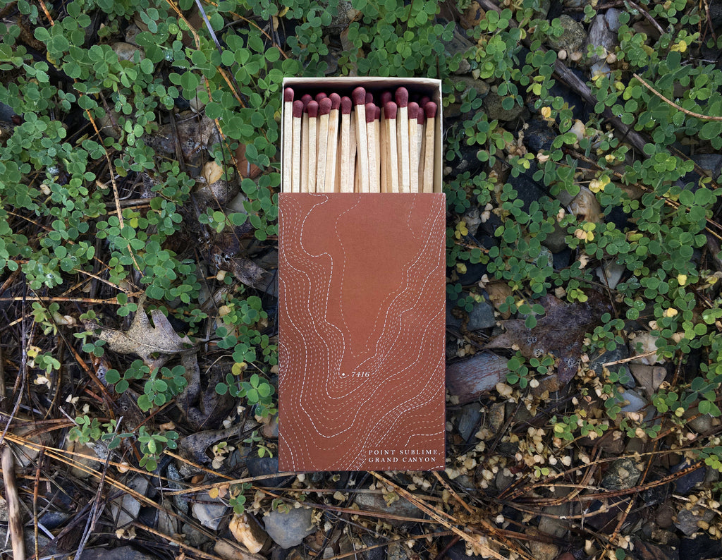 Topography Map Large Matchbox