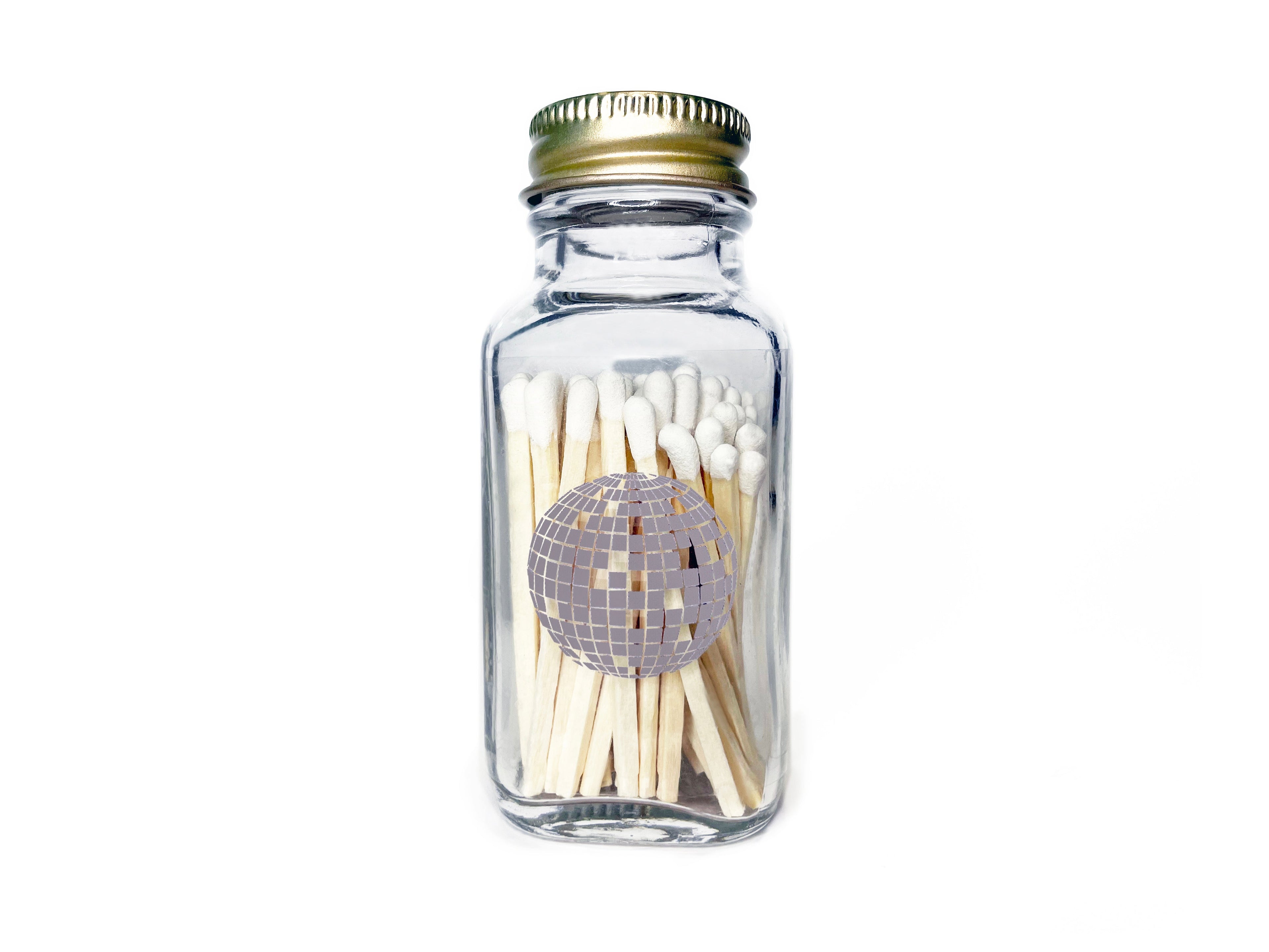 Disco Ball Jar Matches | Pretty Match Holder | Festive Decor