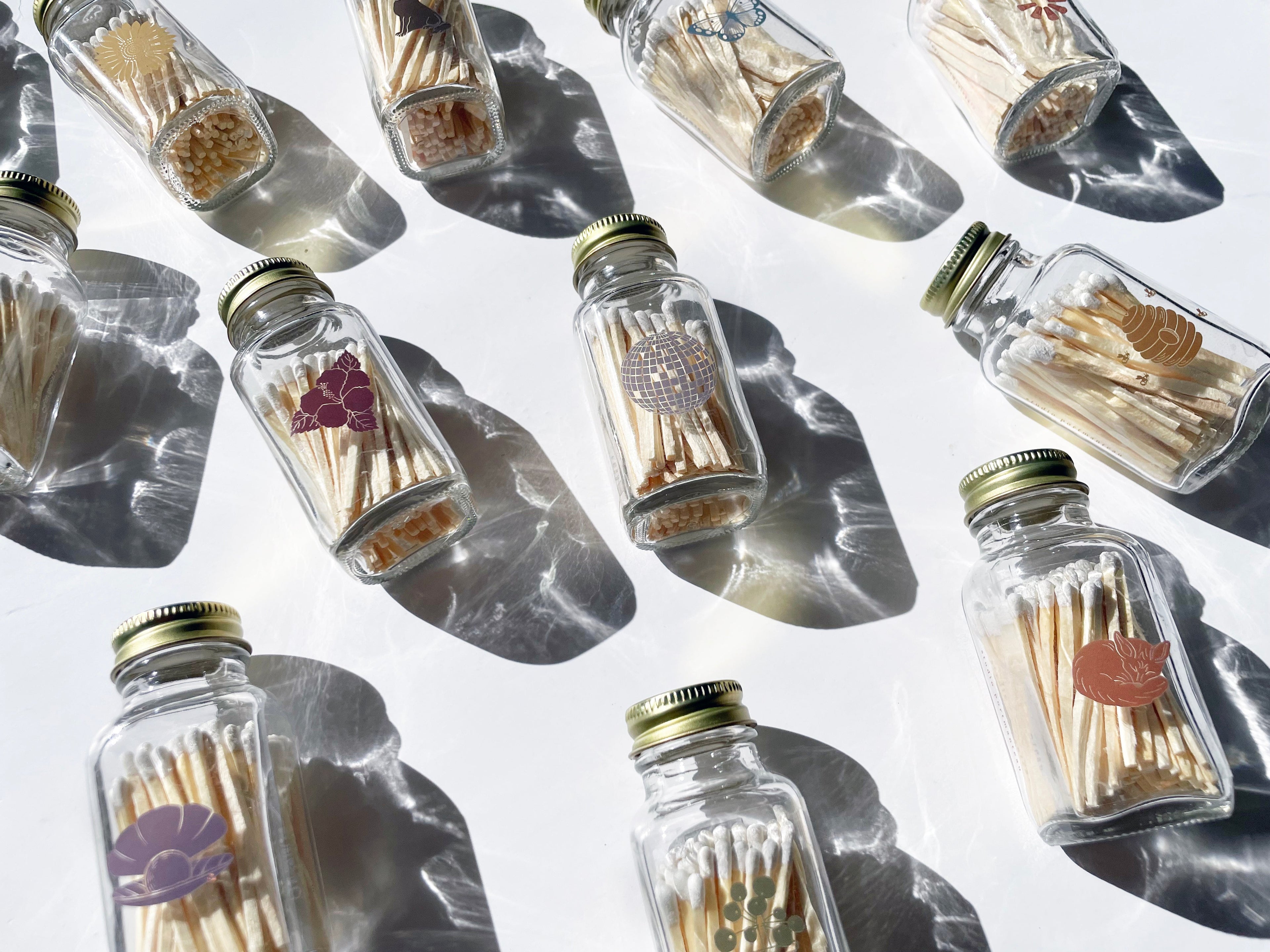 Disco Ball Jar Matches | Pretty Match Holder | Festive Decor