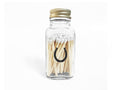 Lucky Horseshoe 2" White Match Jar | Western Match Holder