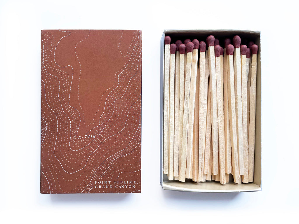 Topography Map Large Matchbox