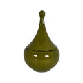Teardrop Jars in Martini Green