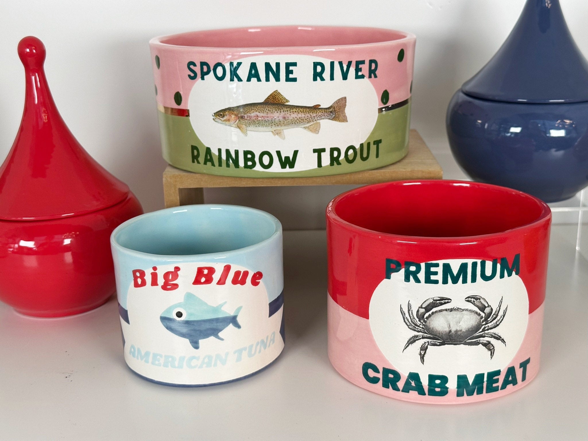 "Canned" Rainbow Trout Vase