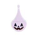 Jack-O'-Lantern Teardrop Jar in Light Lavender