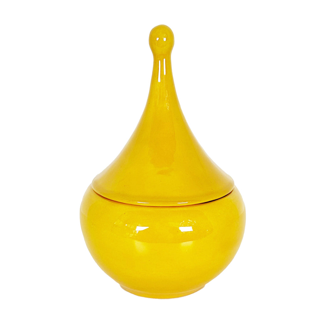 Teardrop Jars in Limoncello Yellow
