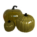Solid Martini Green Pumpkin Jars