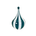 Big Top Stripes Teardrop Jars in Midnight Swim