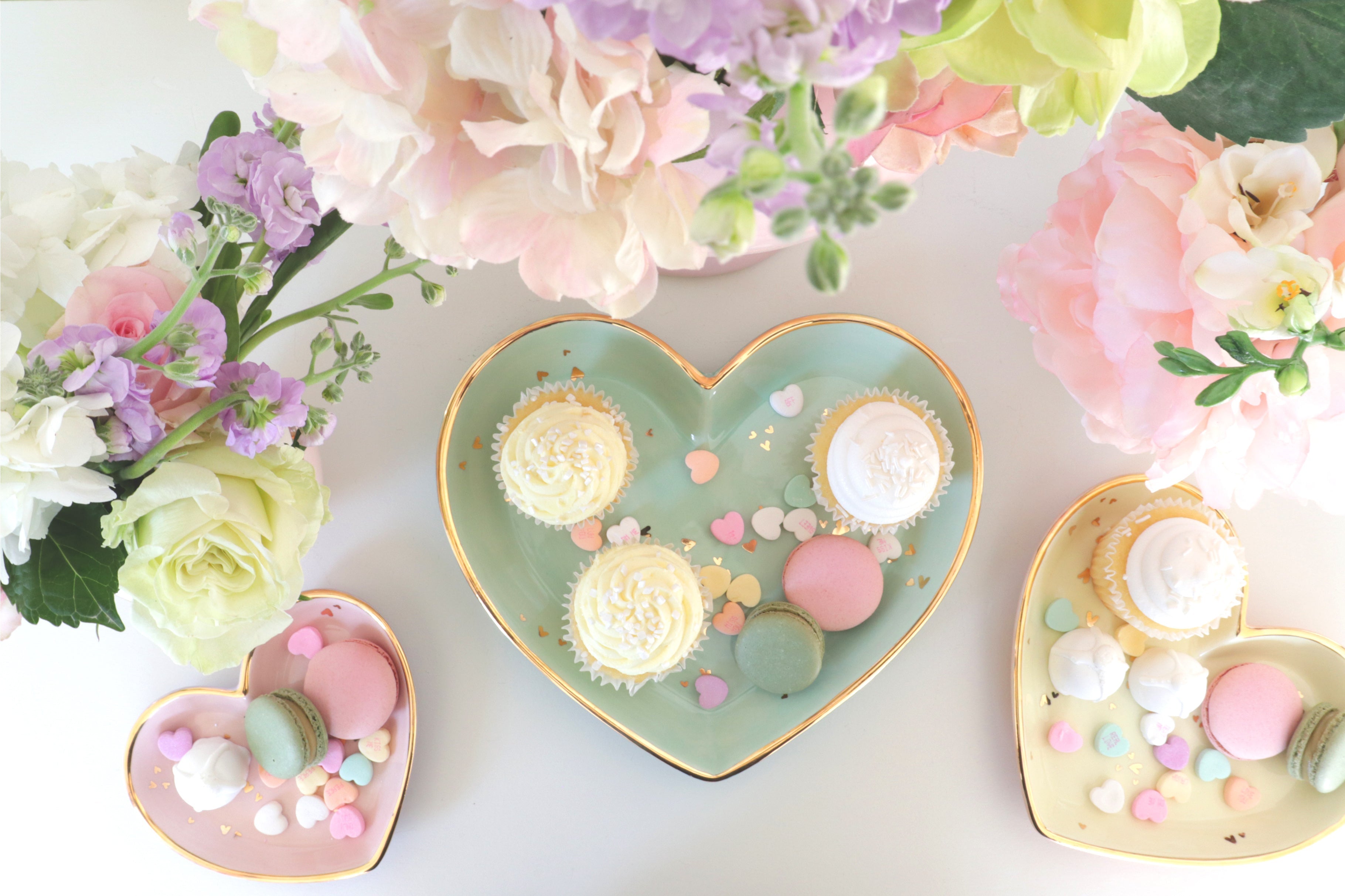 "Confetti Hearts" Dishes
