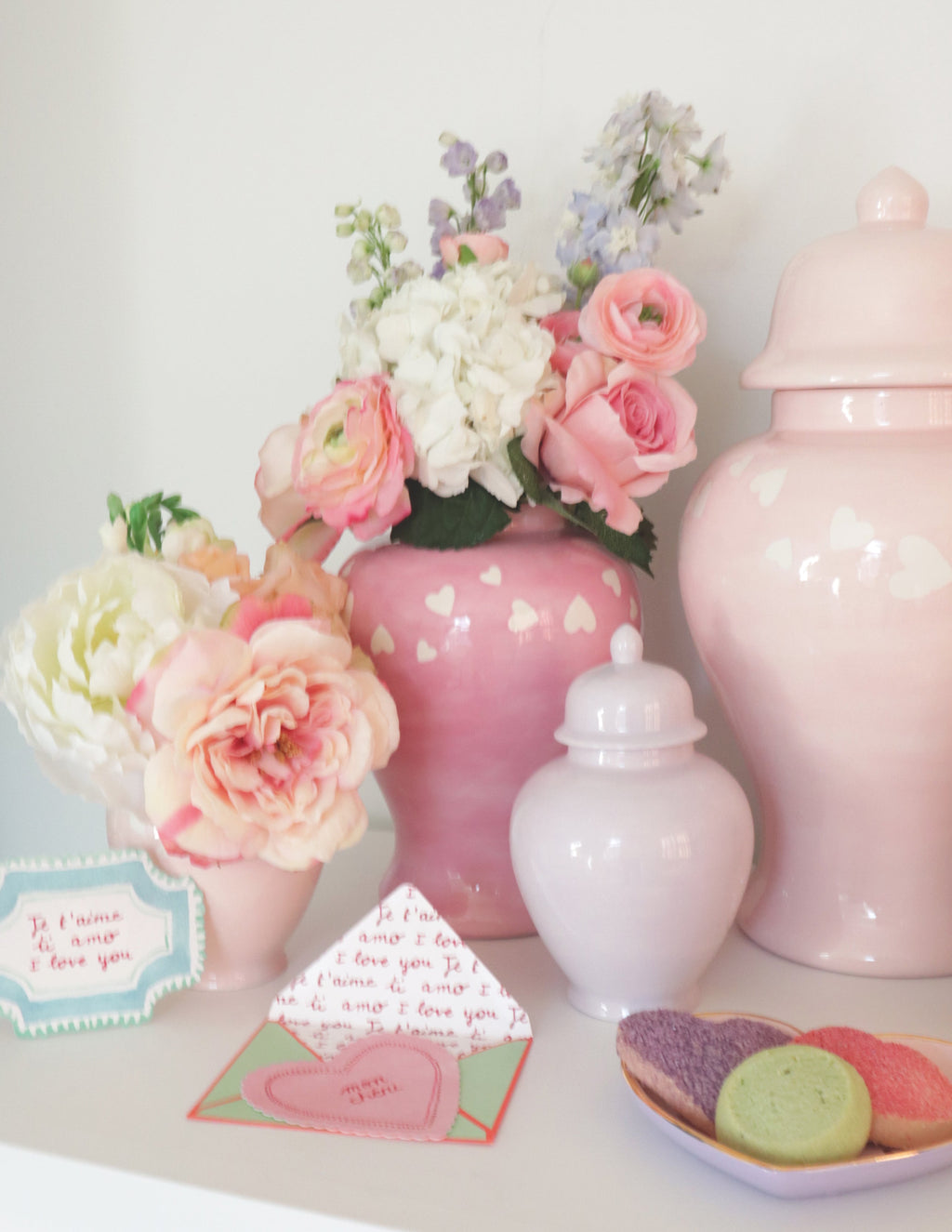 "Confetti Hearts" Dishes