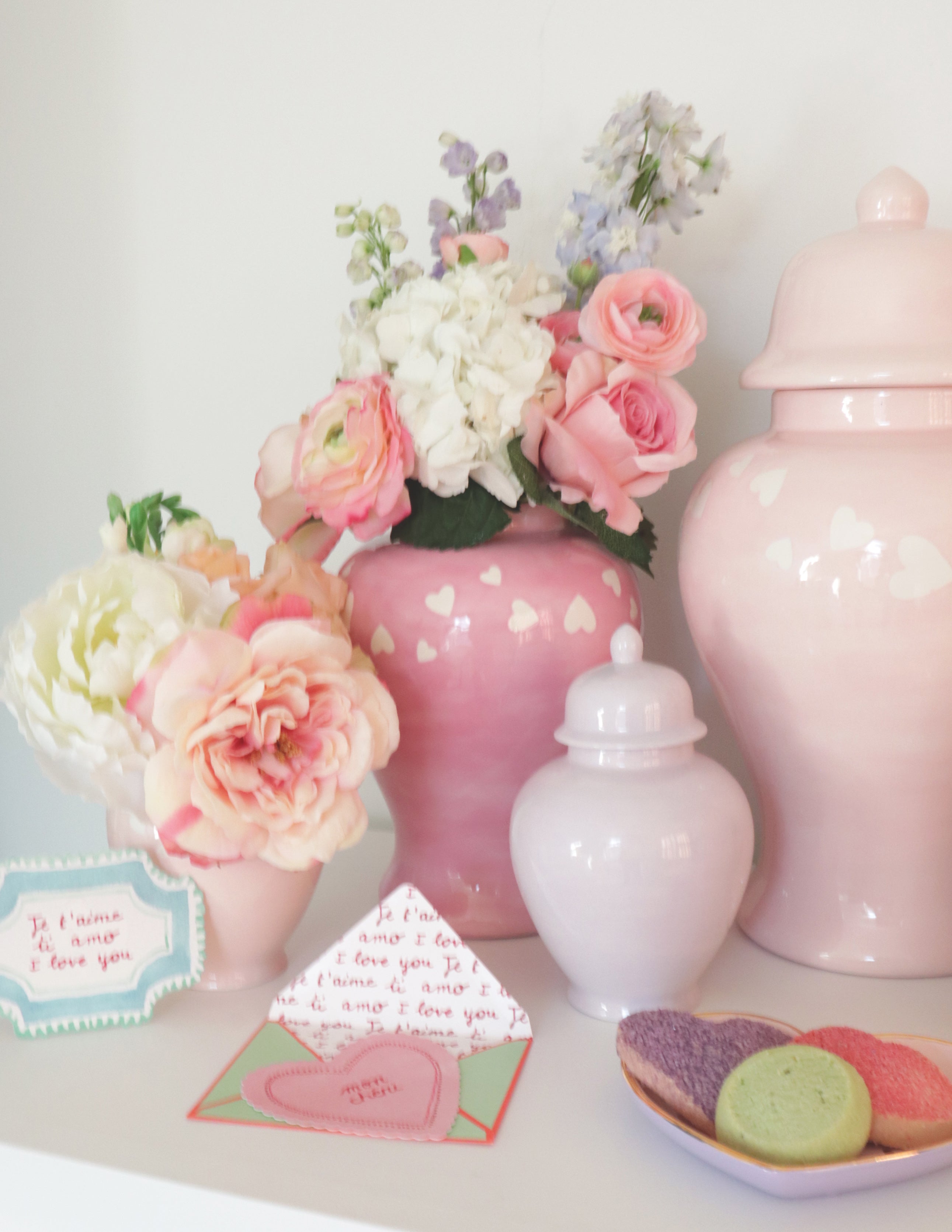 "Confetti Hearts" Dishes