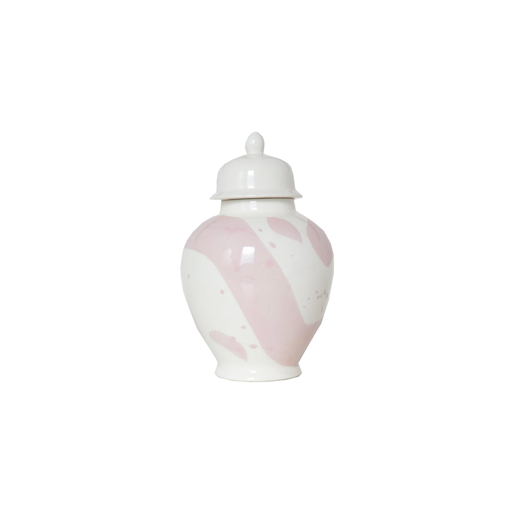 Cherry Blossom Pink Brushstroke Ginger Jar