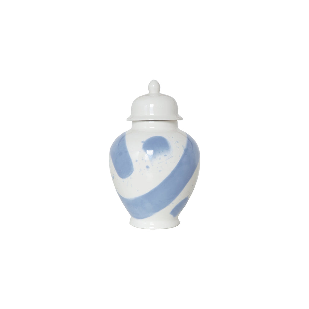 Serenity Brushstroke Ginger Jar
