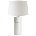 White Color Block Column Lamp