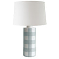 Lamb's Ear Gingham Column Lamp