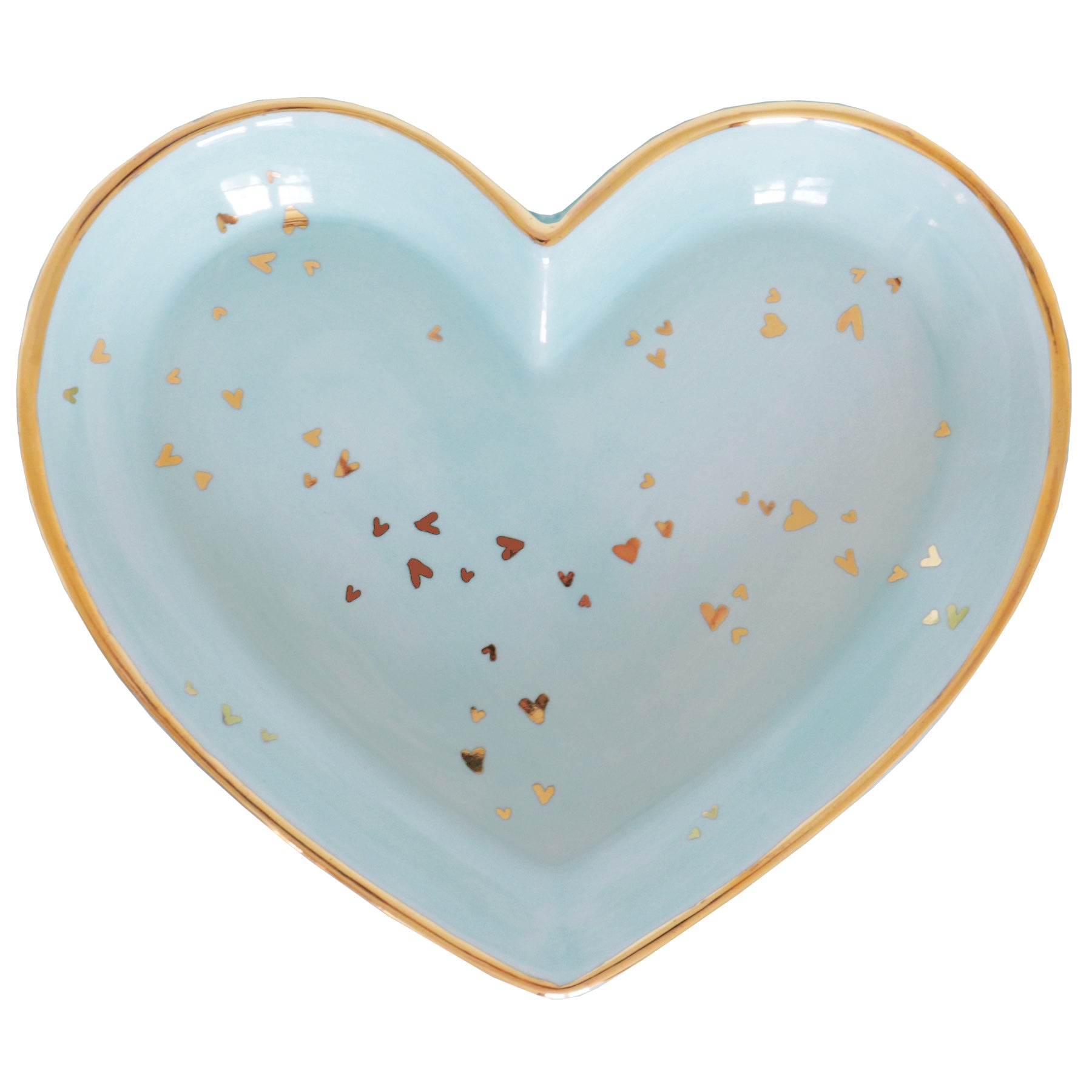 Confetti Hearts Dishes Color Sample Tiles