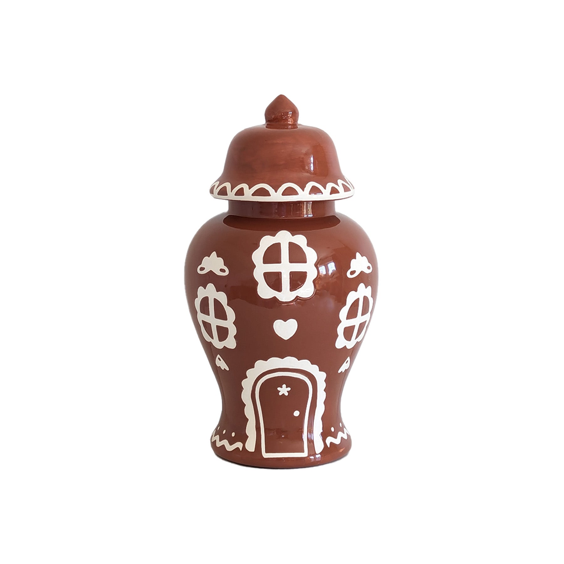 Gingerbread House Ginger Jars