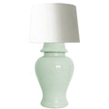 Sea Glass Ginger Jar Lamp