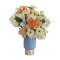 Golden Key Vase with 22K Gold Accent