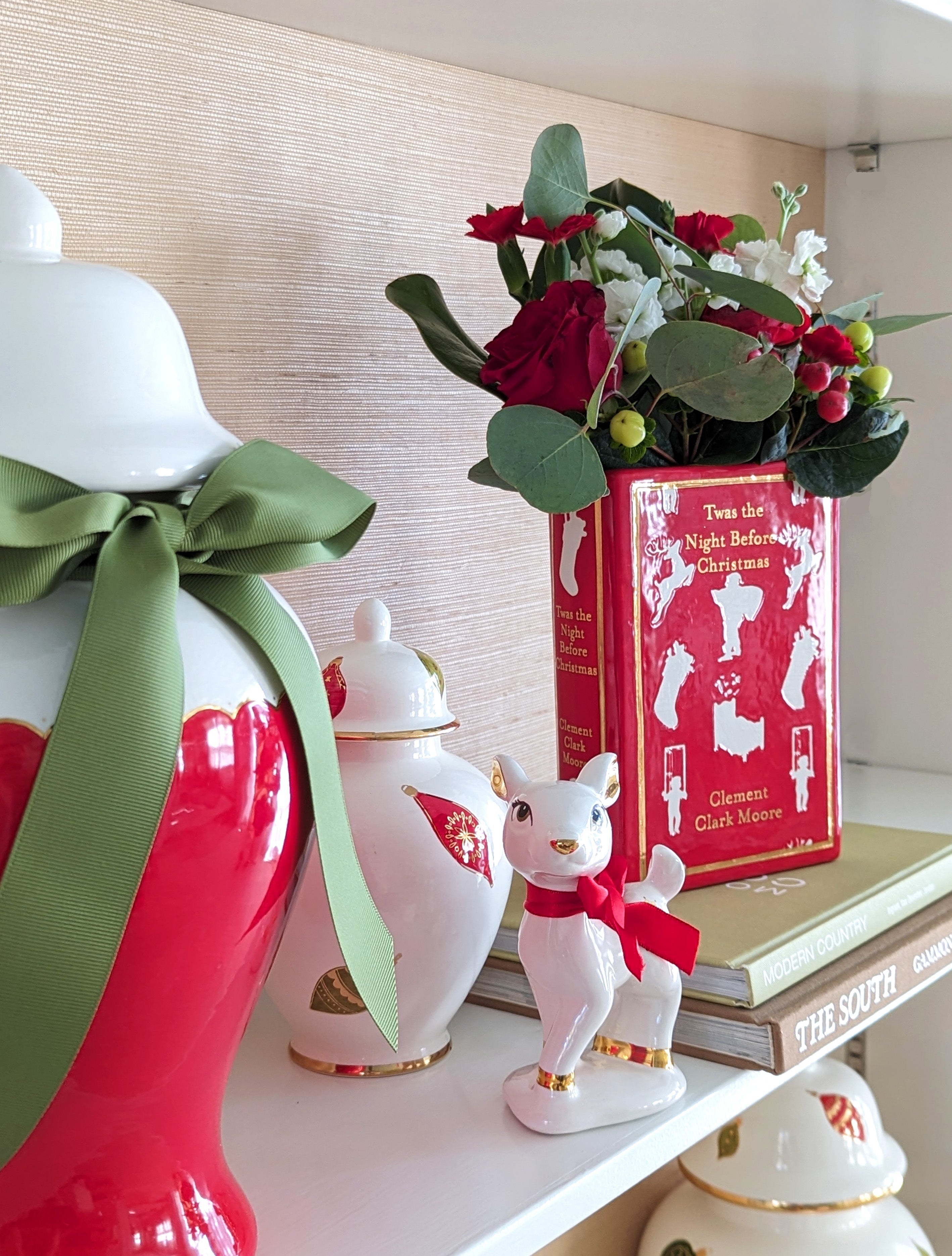 Classic Baubles Ginger Jars with 22K Gold Accents