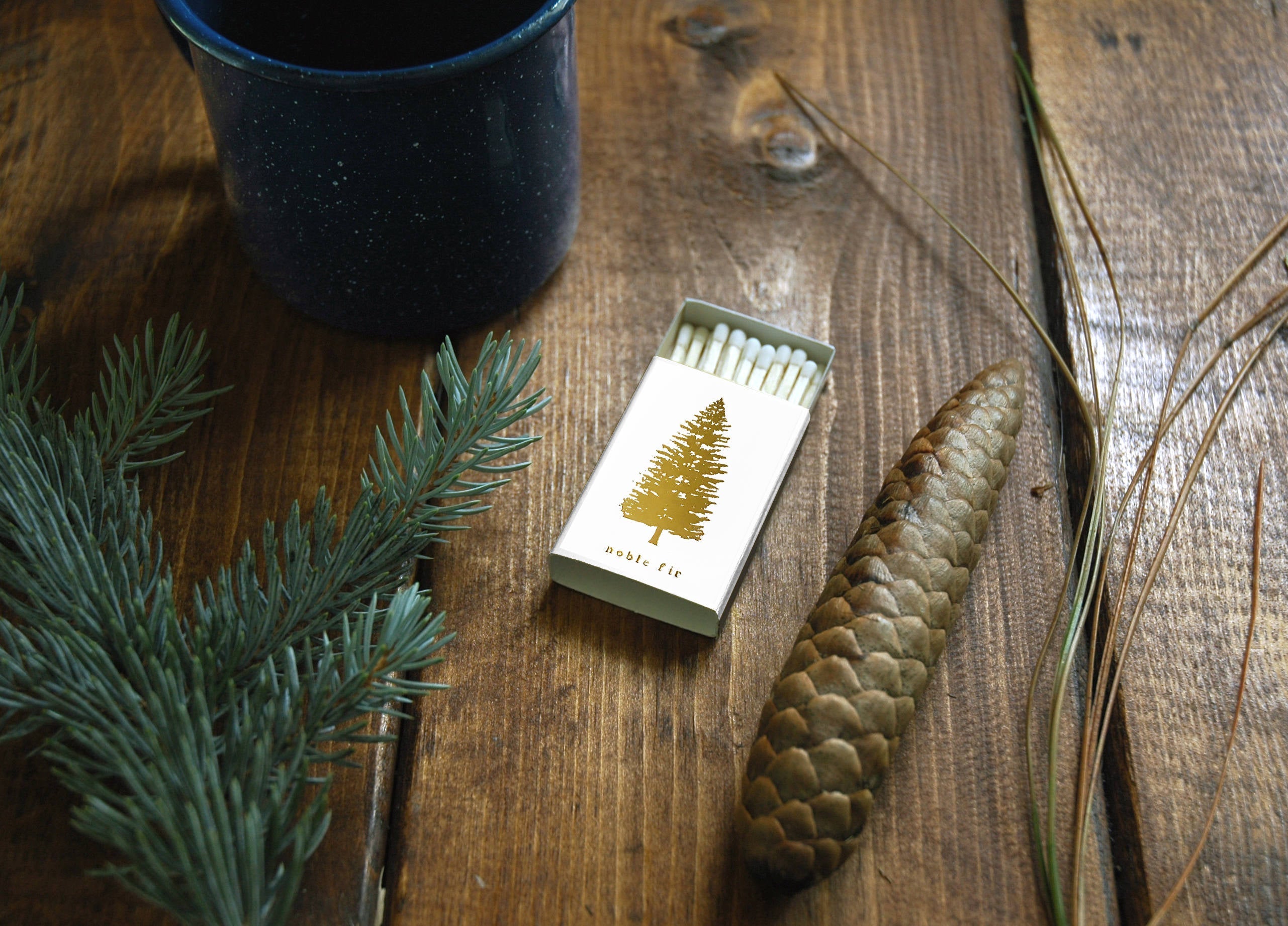 Noble Fir Tree Matchbox