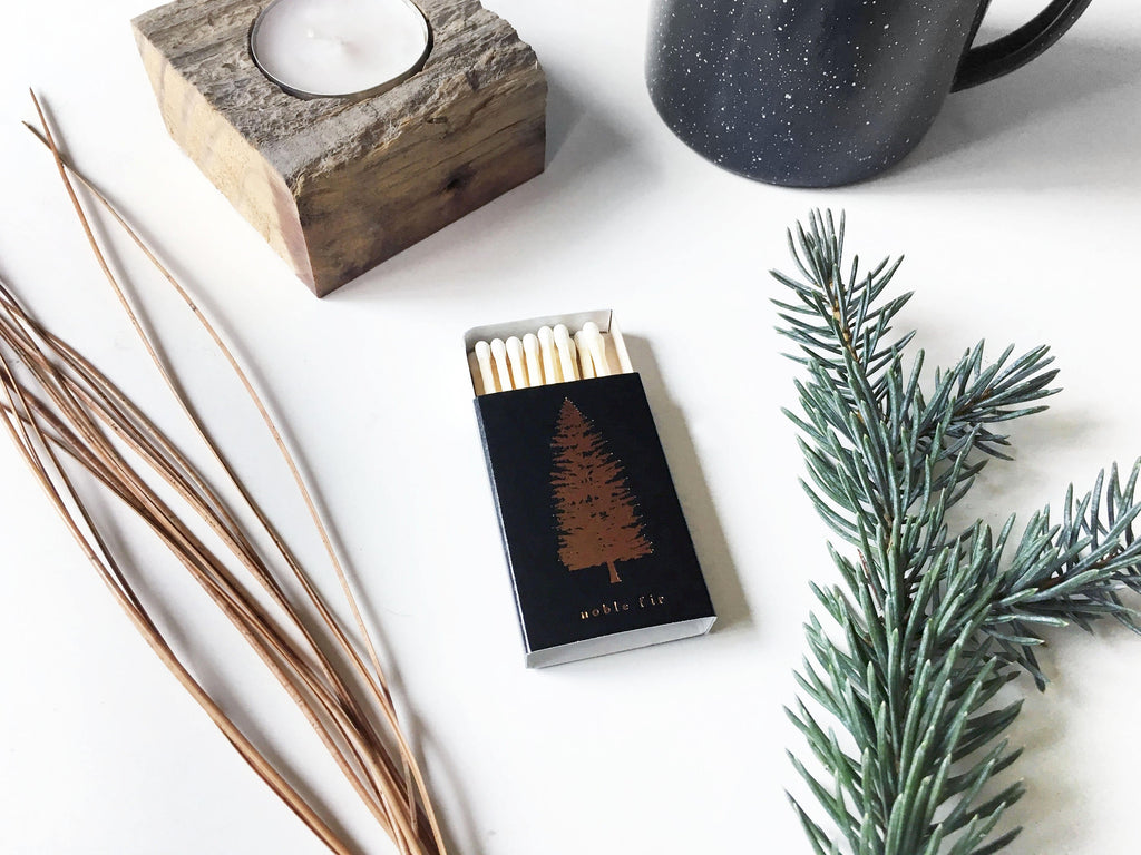 Noble Fir Tree Matchbox