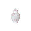 Light Pink Leopard Print Ginger Jars