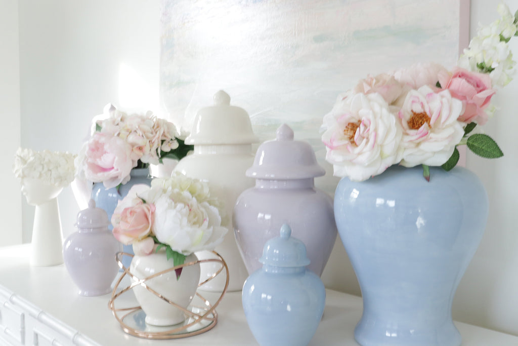 Light Lavender Ginger Jars