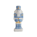 French Blue Nutcracker with 22K Gold Accents